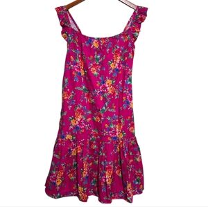Petite Plume Celeste Dress in Summer Blooms Size 14 NWT